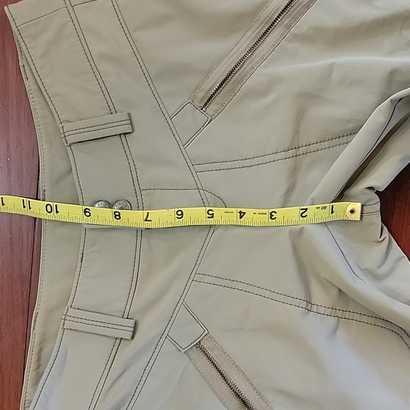 Athleta Brushed Lined Tan Hiking Outdoor Pants - Size 2P - Picture 4 of 9